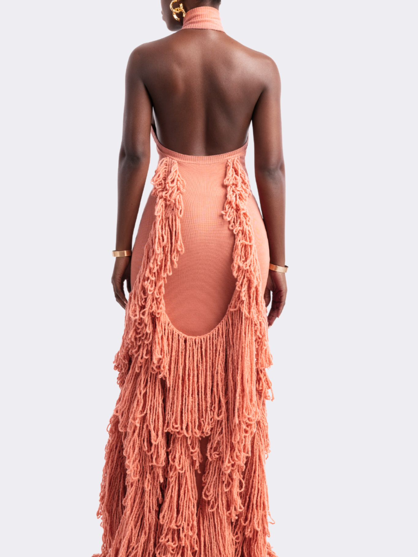 Mina Tassel Knit Gown