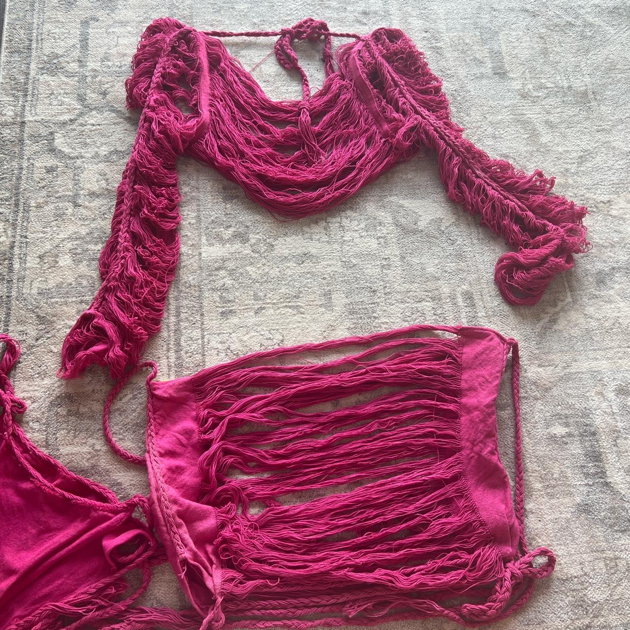Sexy tassel 2 piece set