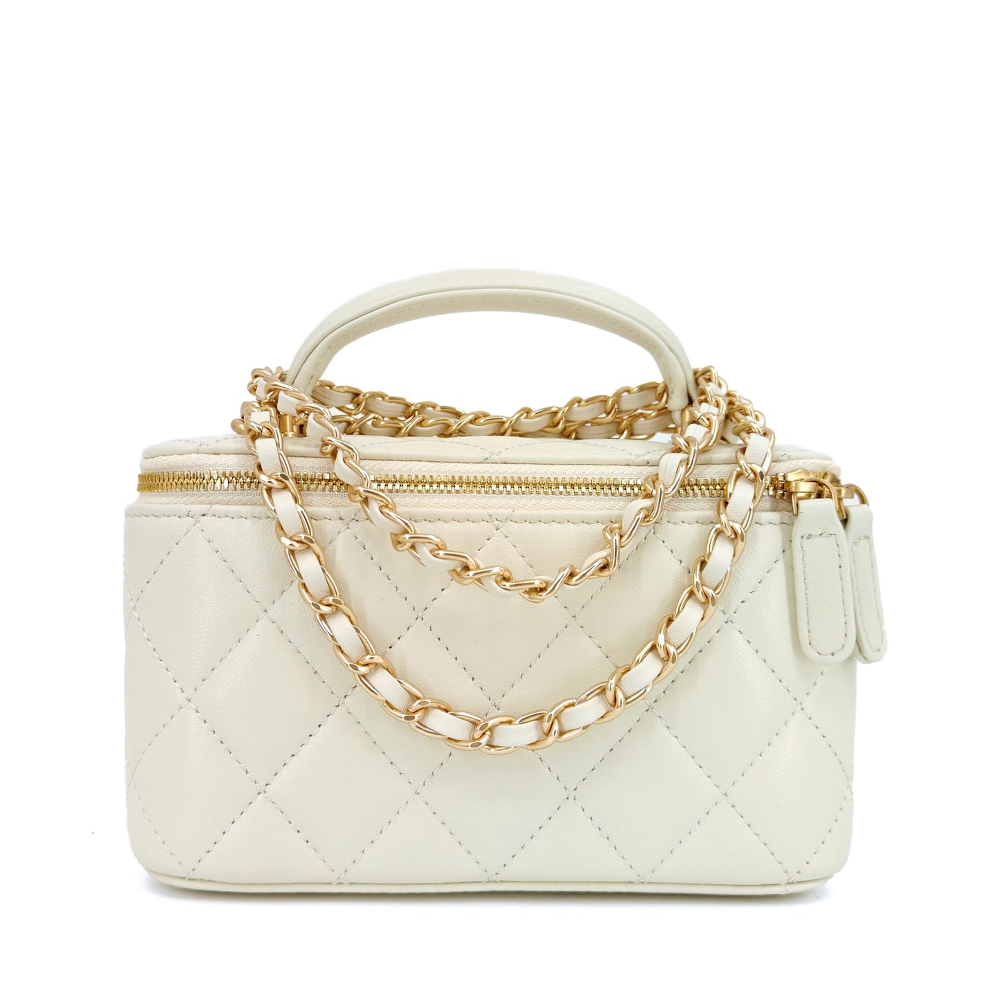Women's Small Leather Crossbody Bag (✔️With Gold Chain)