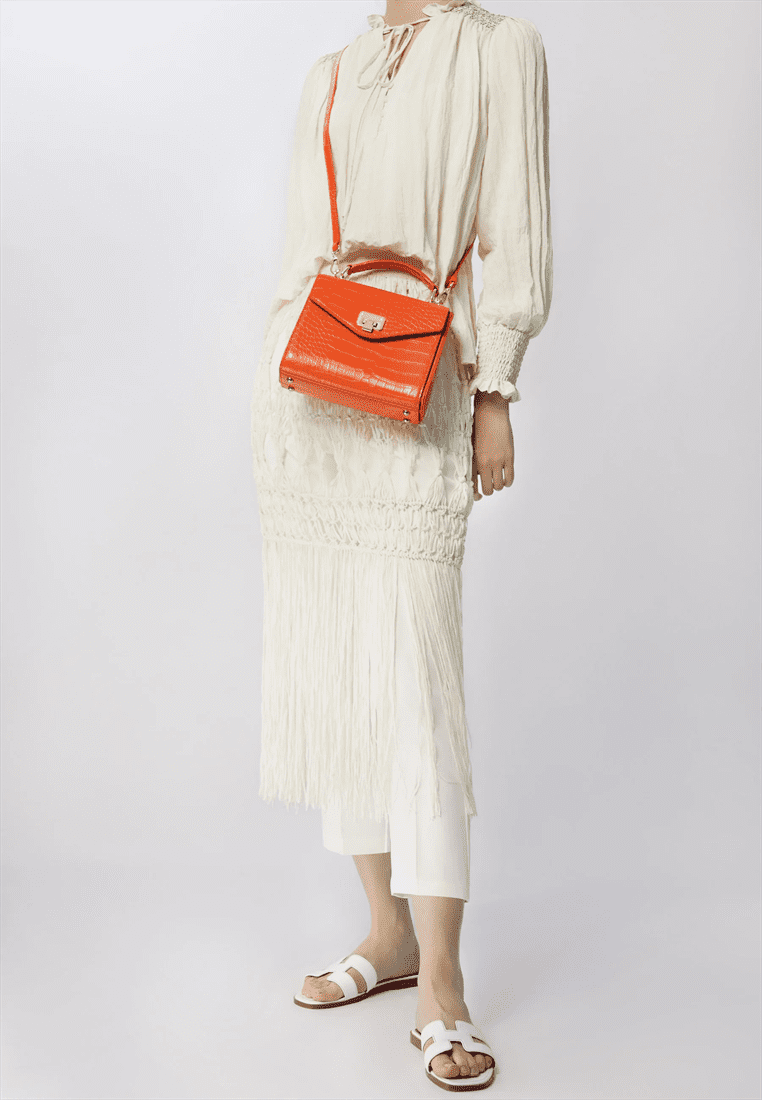 Women's small handbag, orange
