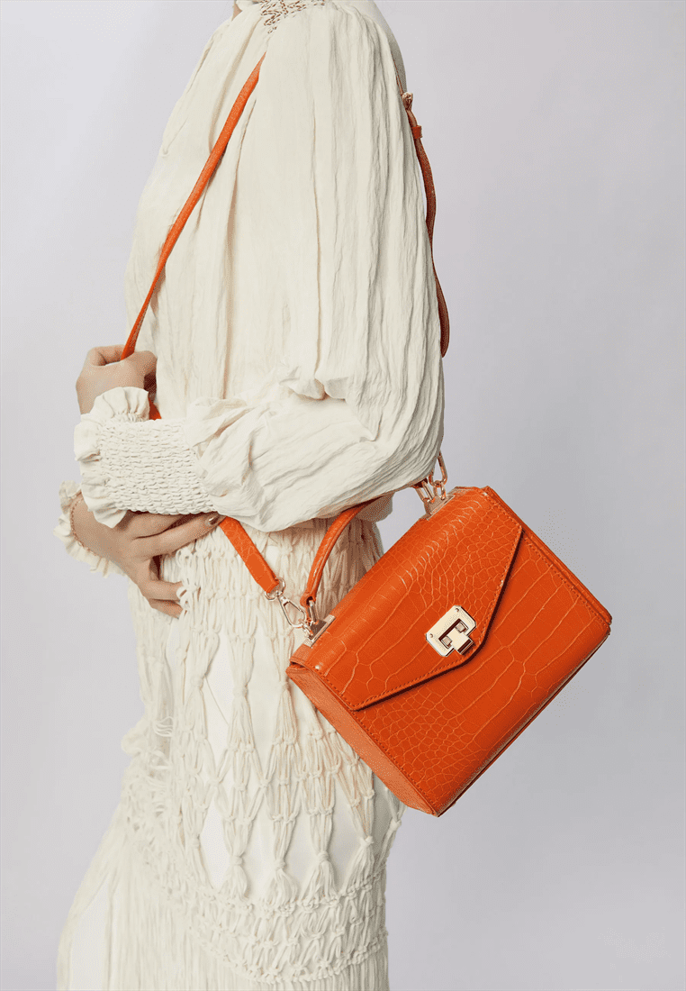 Women's small handbag, orange