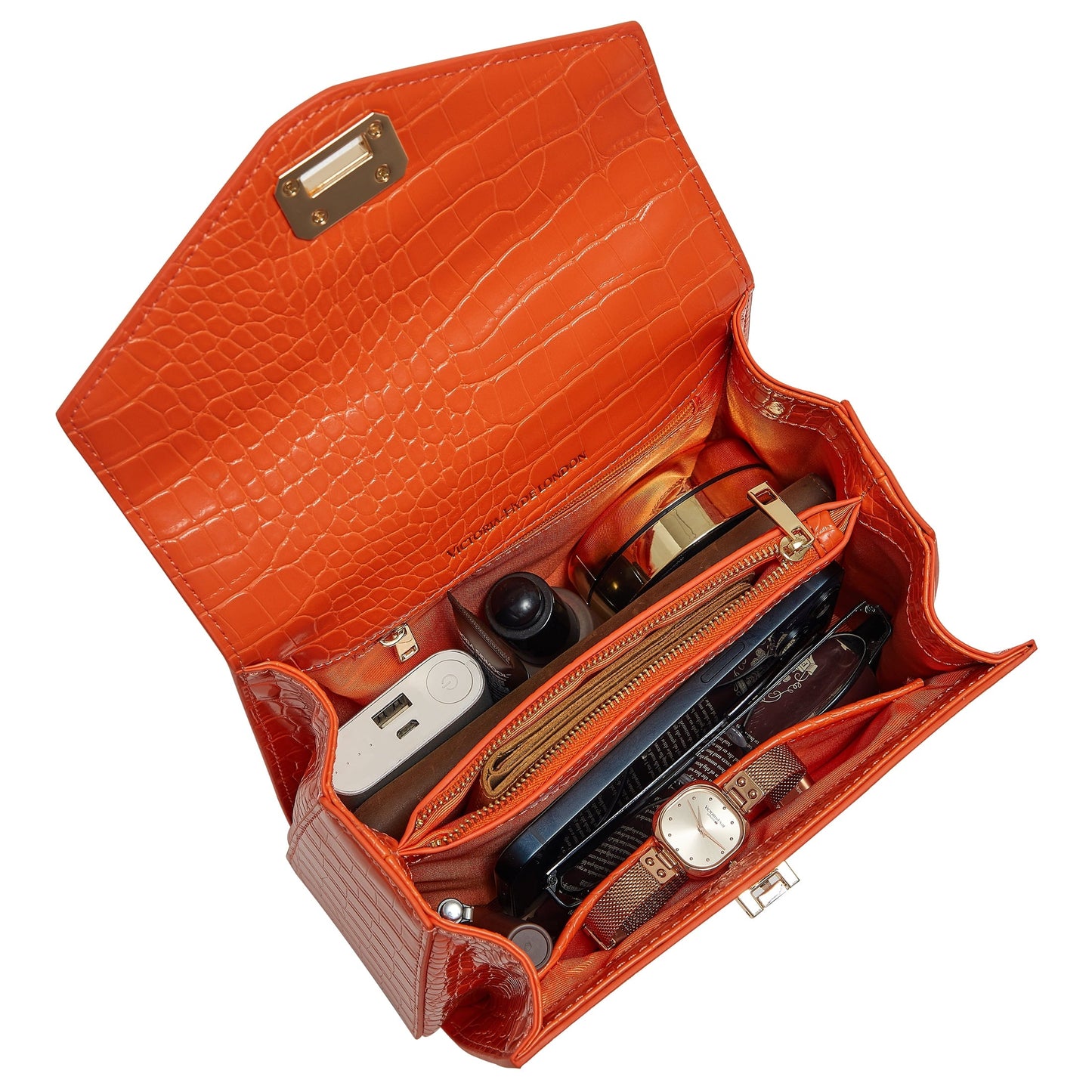 Women's small handbag, orange