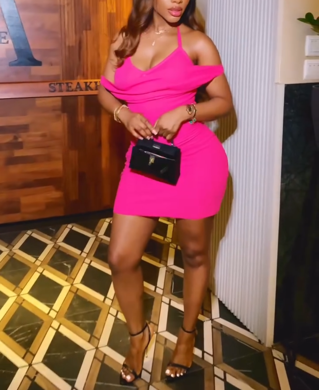 Sexy Hip Mini Dress Lingerie Two-piece Set