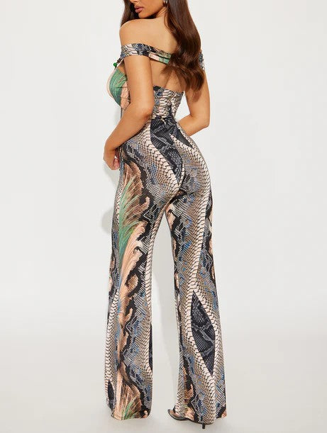 Feel The Heat Animal Print Jumpsuit
