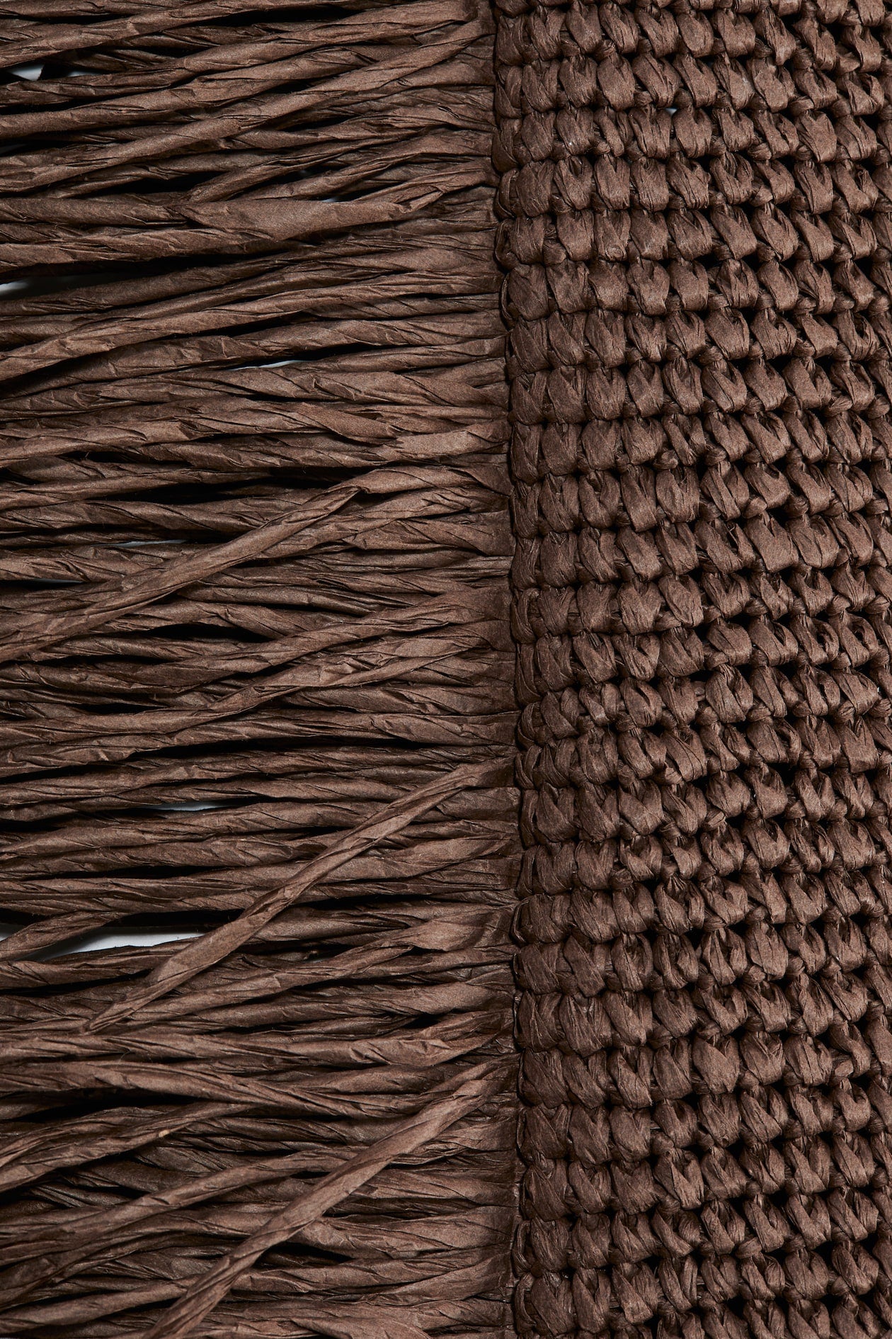 Straw Bag with Fringe