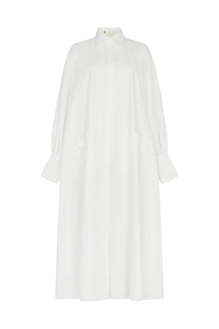 Maxi Flared Shirt Dress