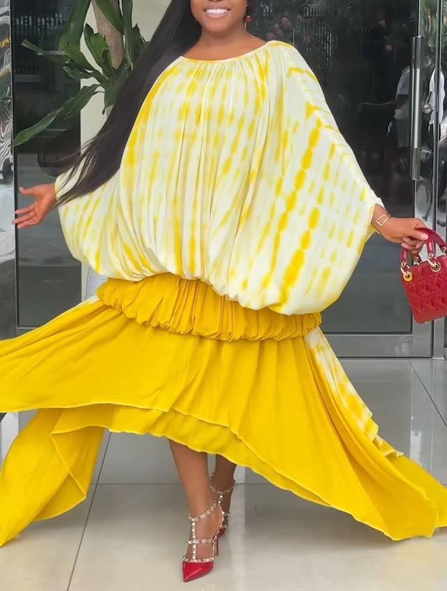Loose Paneled Maxi Dress