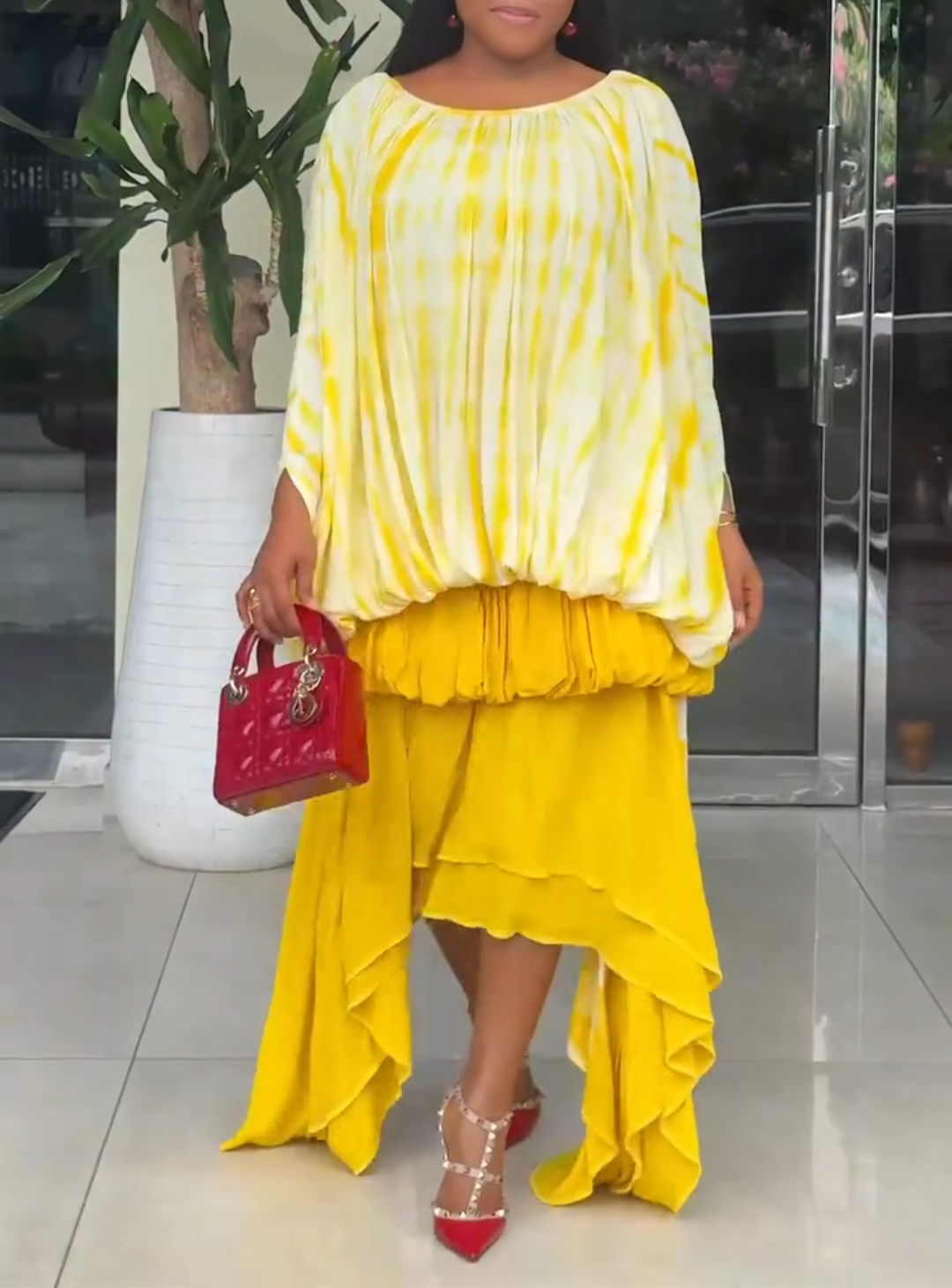 Loose Paneled Maxi Dress