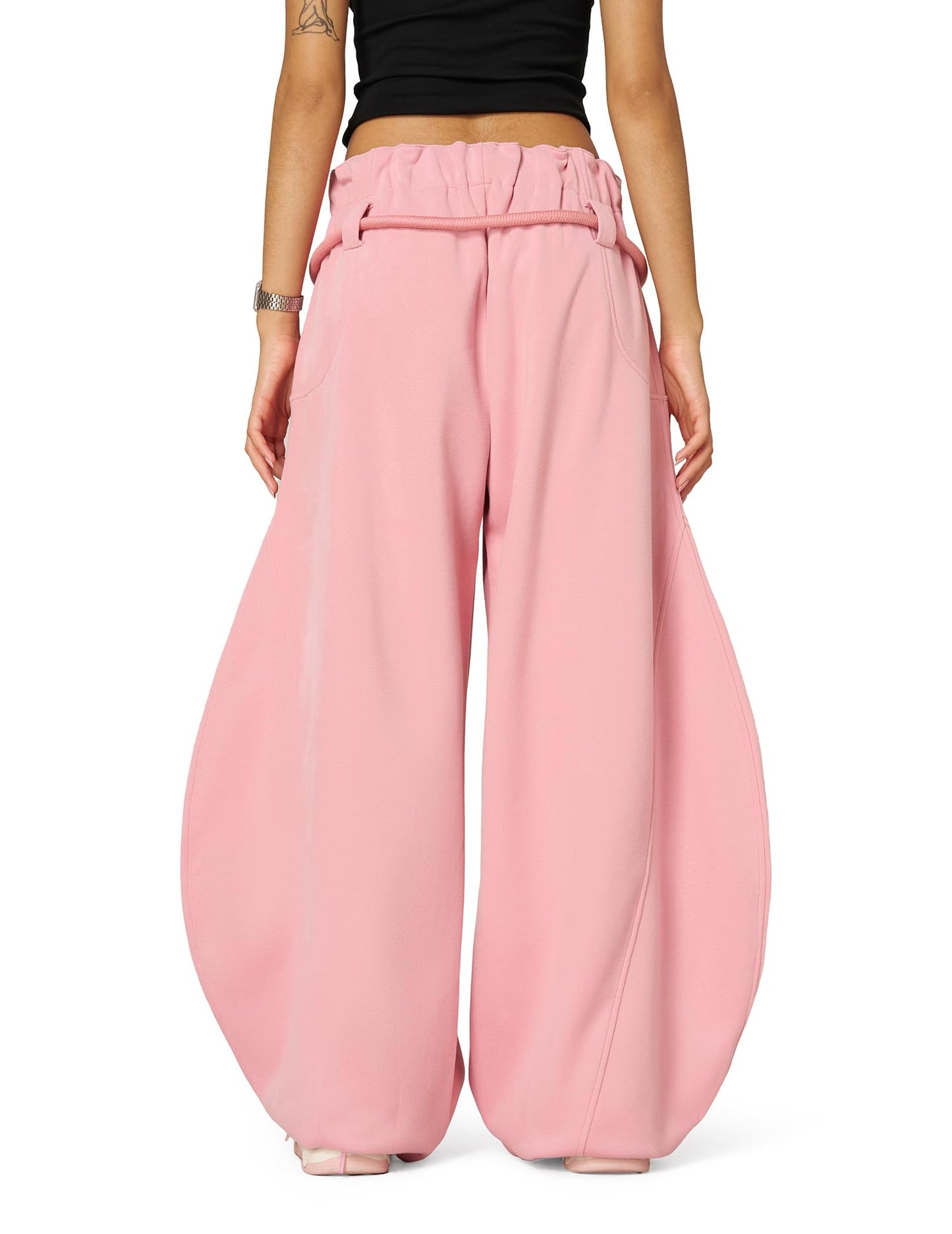 Striped Loose Wide-Leg Pants