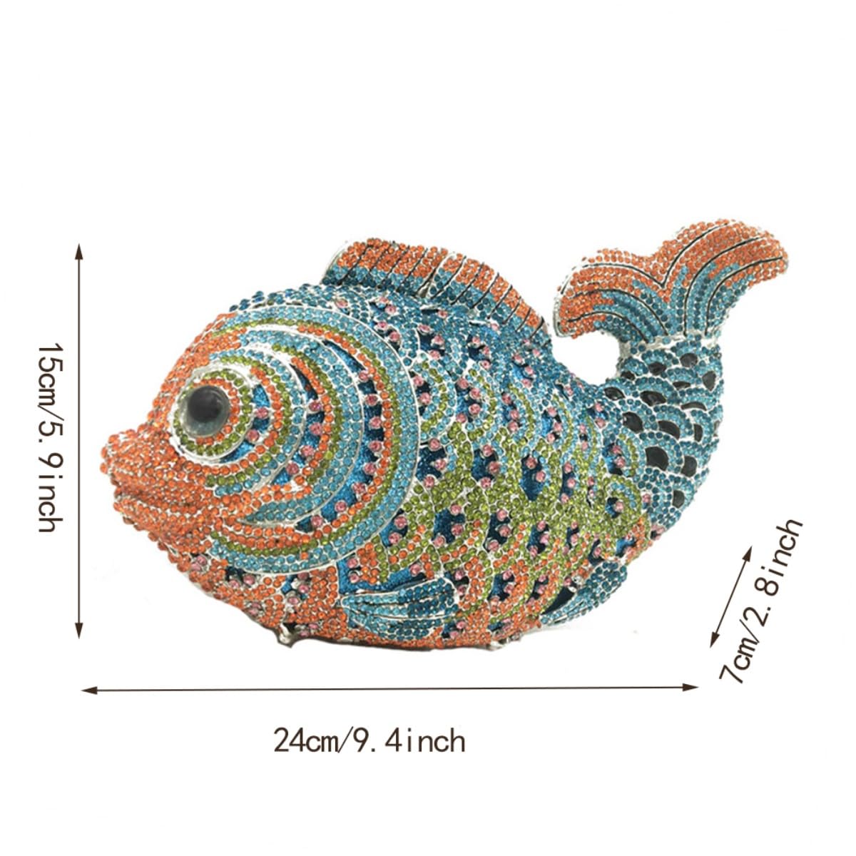 Women Mini Fish Clutch Handbag