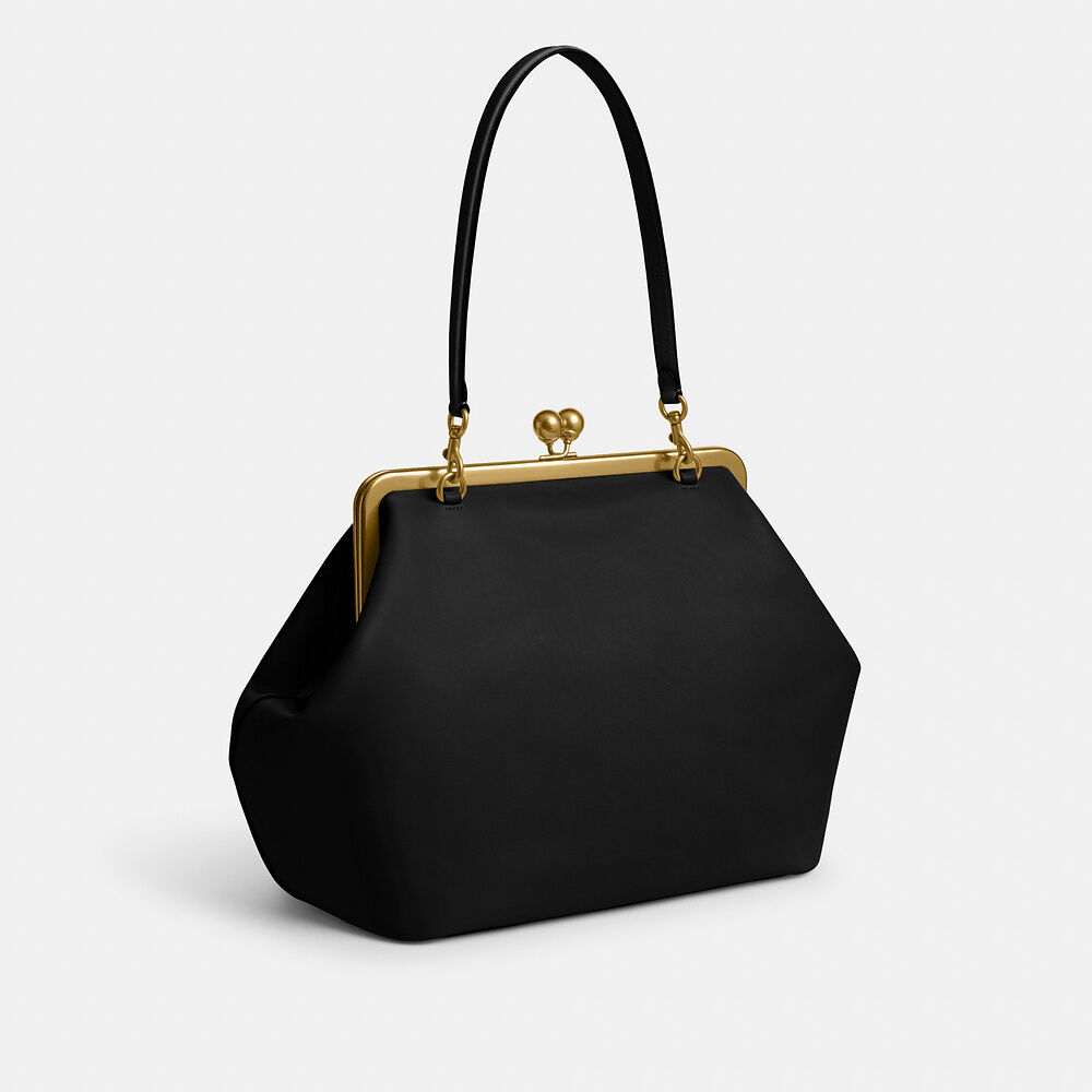Large Kisslock Frame Bag