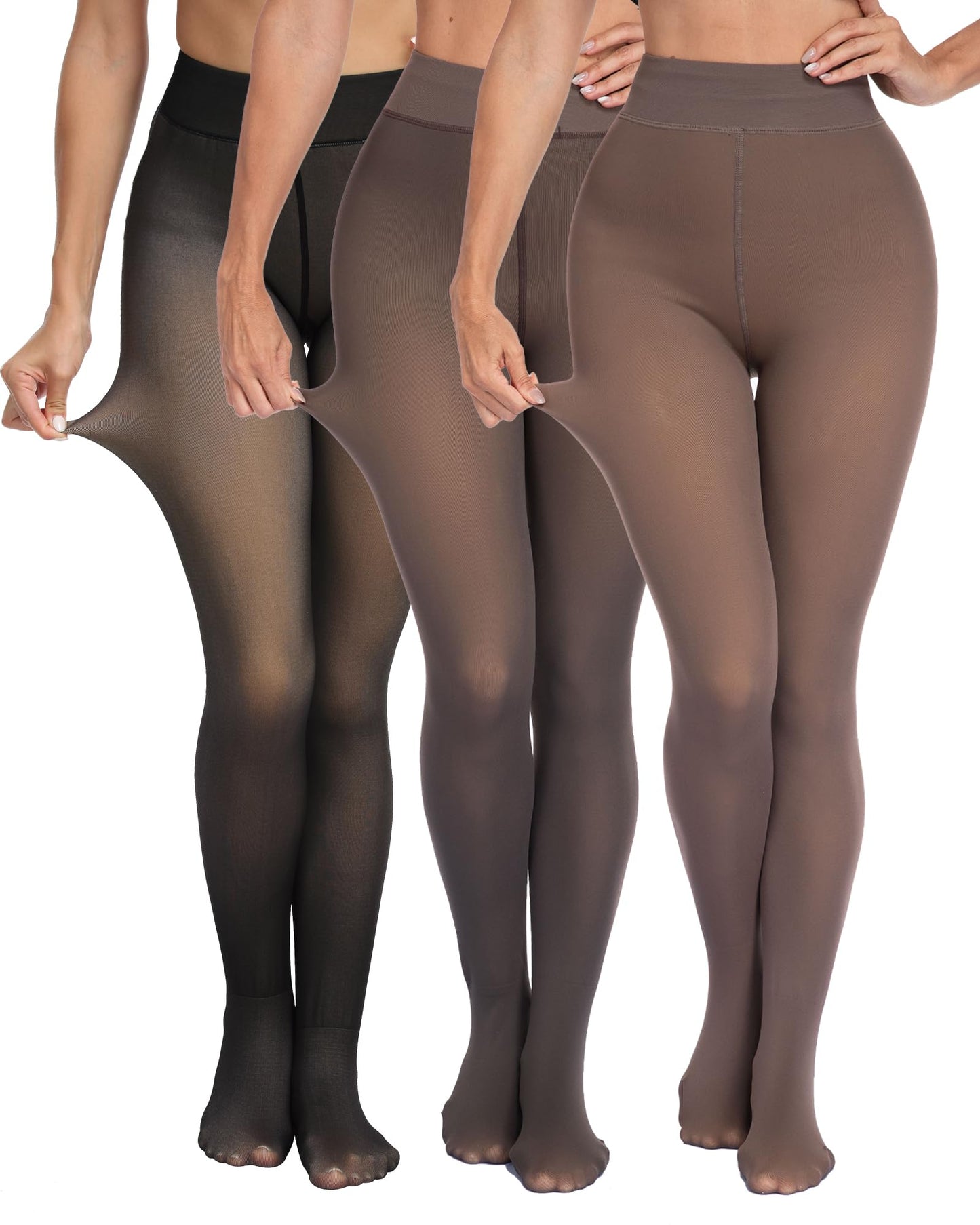 Women's Fleece Lined Tights(✔️3 packs)