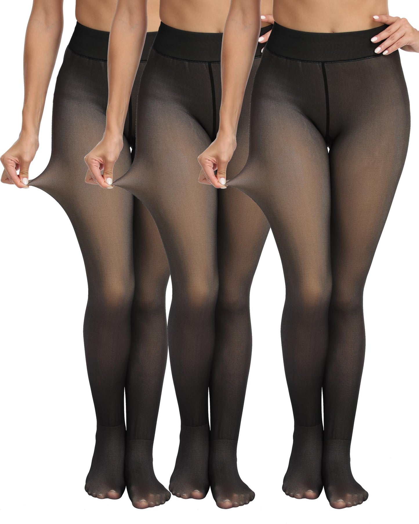 Women's Fleece Lined Tights(✔️3 packs)