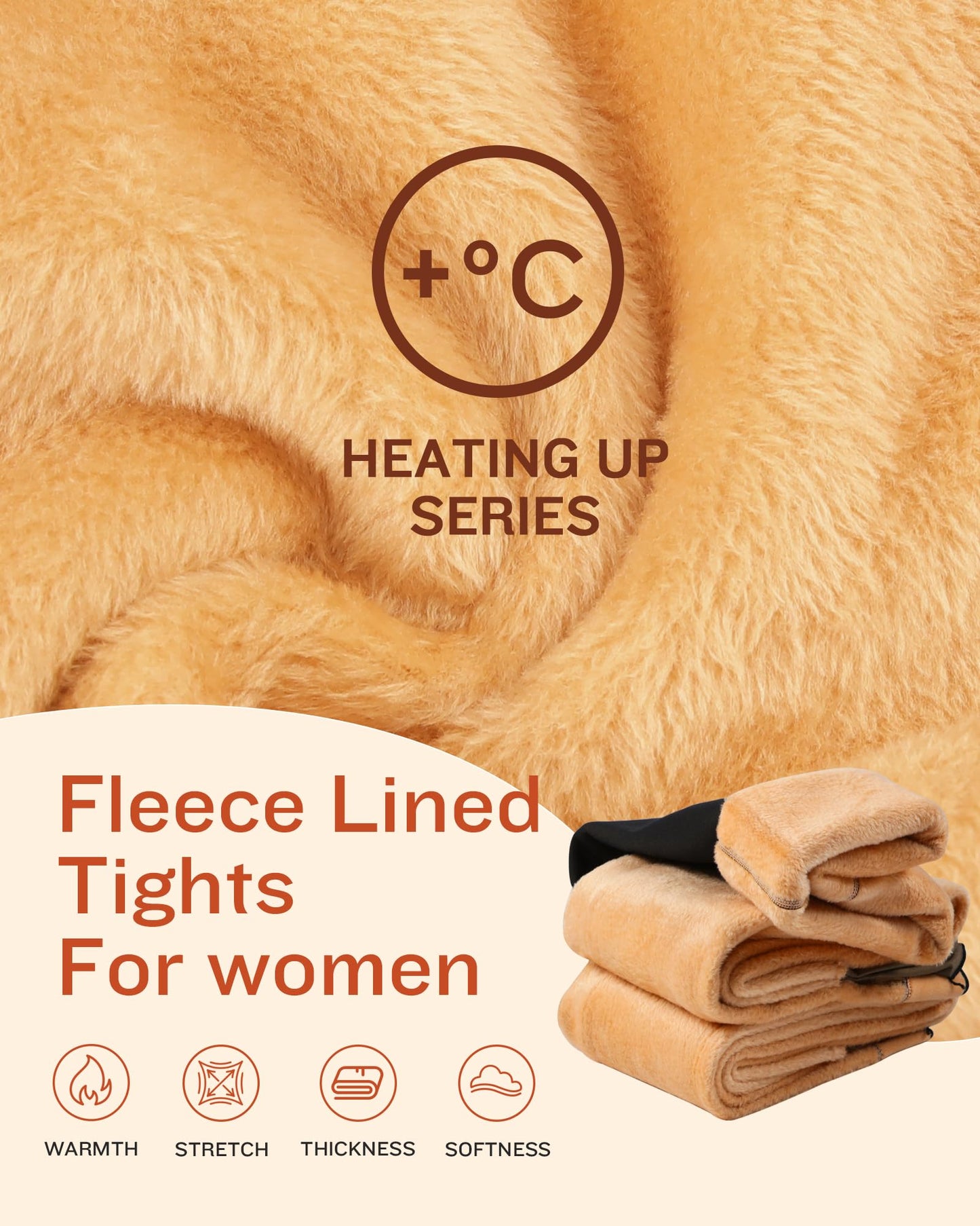 Women's Fleece Lined Tights(✔️3 packs)