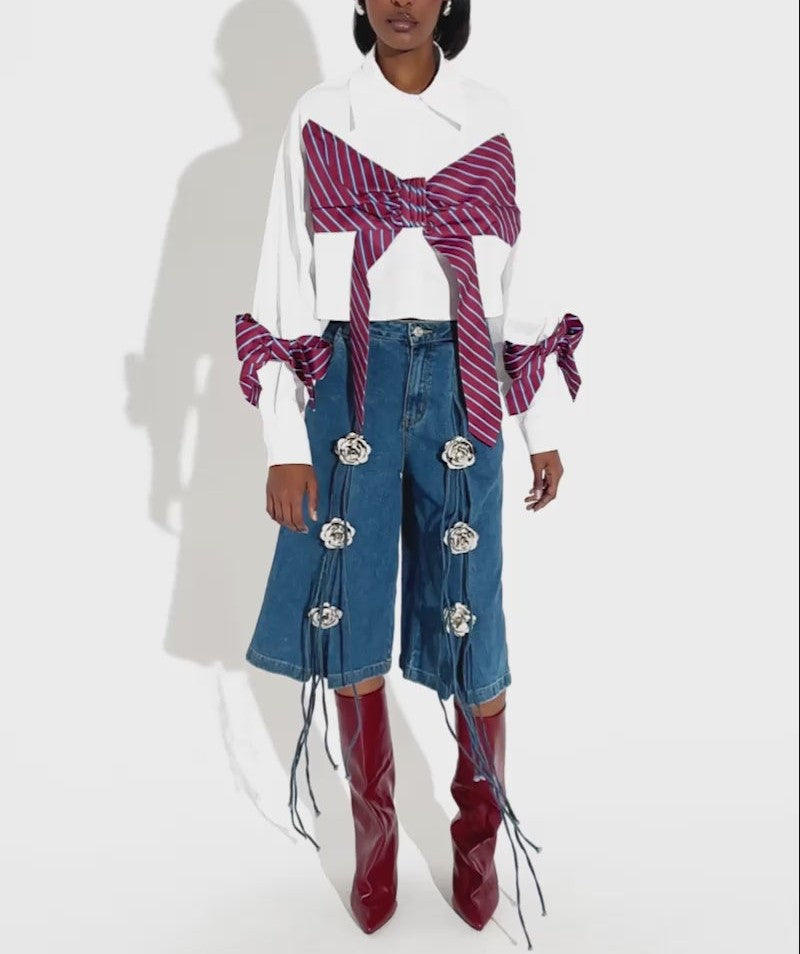 Tied To You Button Down Blouse