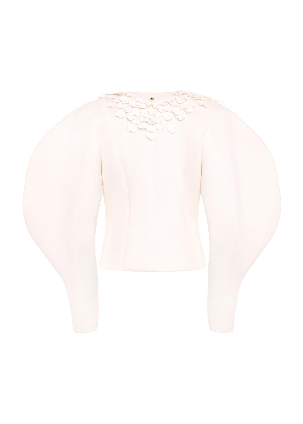Petal Embellished Jacket & Skirts 2-Piece Set