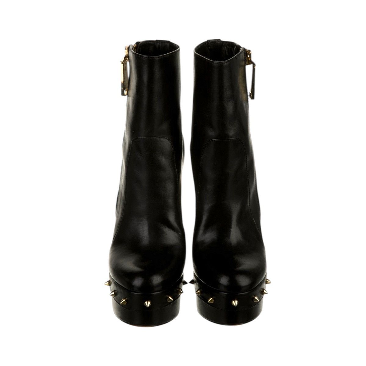 Runway Brass Knuckle Bootie Heel
