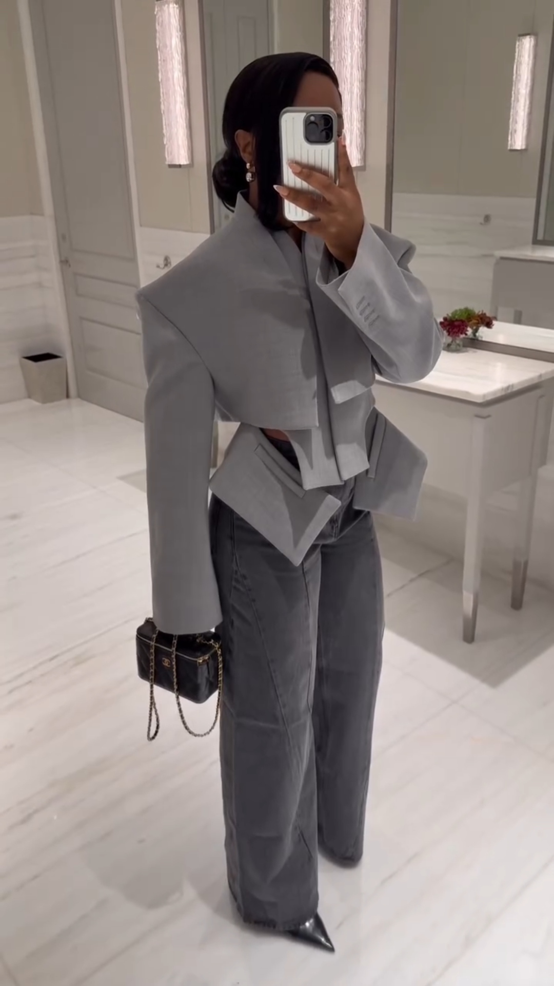Cut-Out Woven Jacket