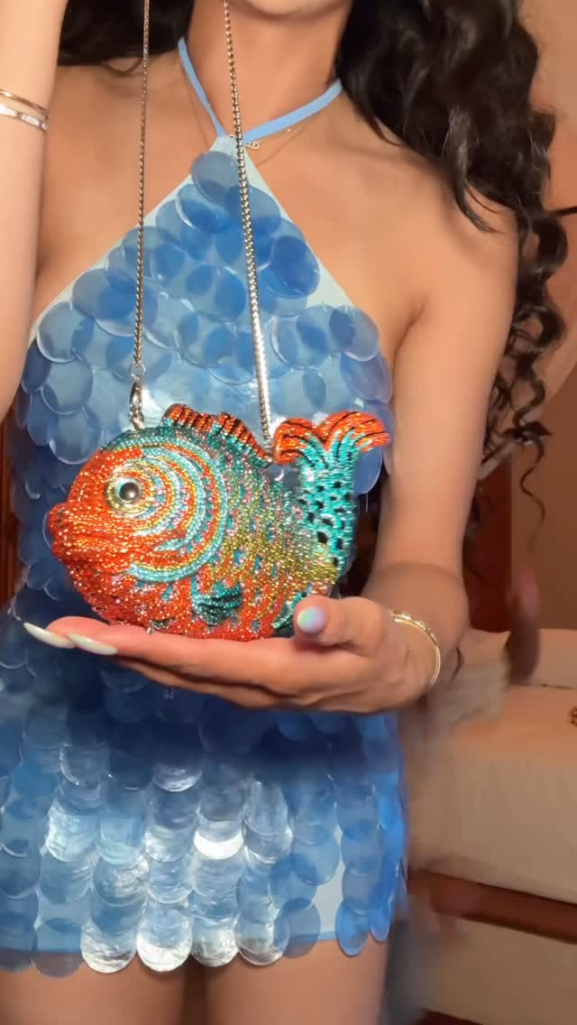 Women Mini Fish Clutch Handbag