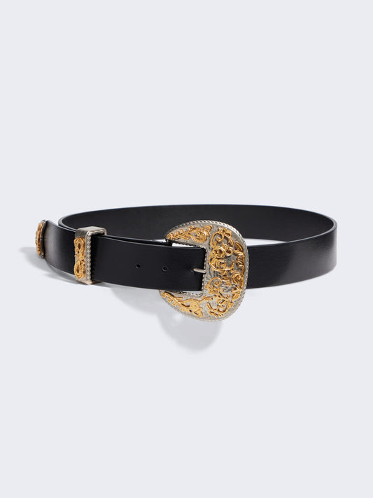 Engraved Western Belt