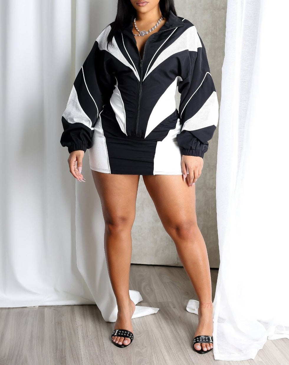Cookie Nylon Windbreaker & Skirt SET