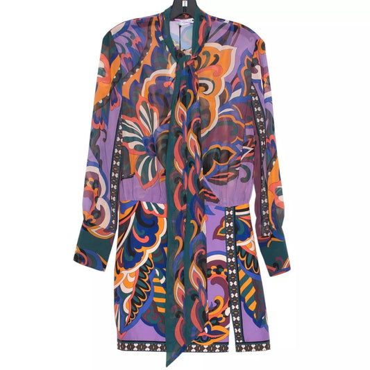 Psychedelic Bohemian Print Dress