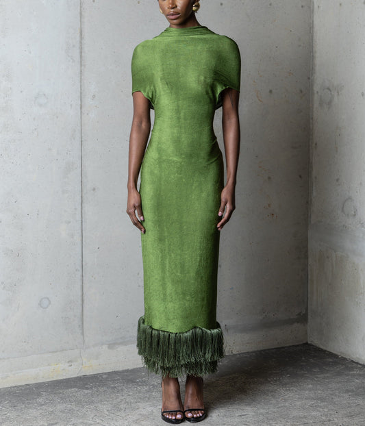 Elegant green dress