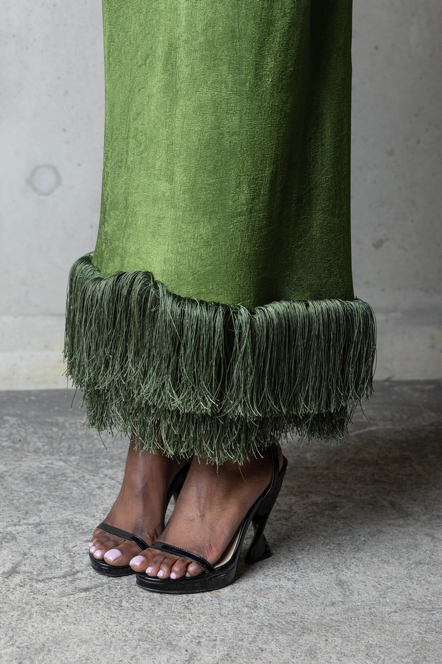 Elegant green dress