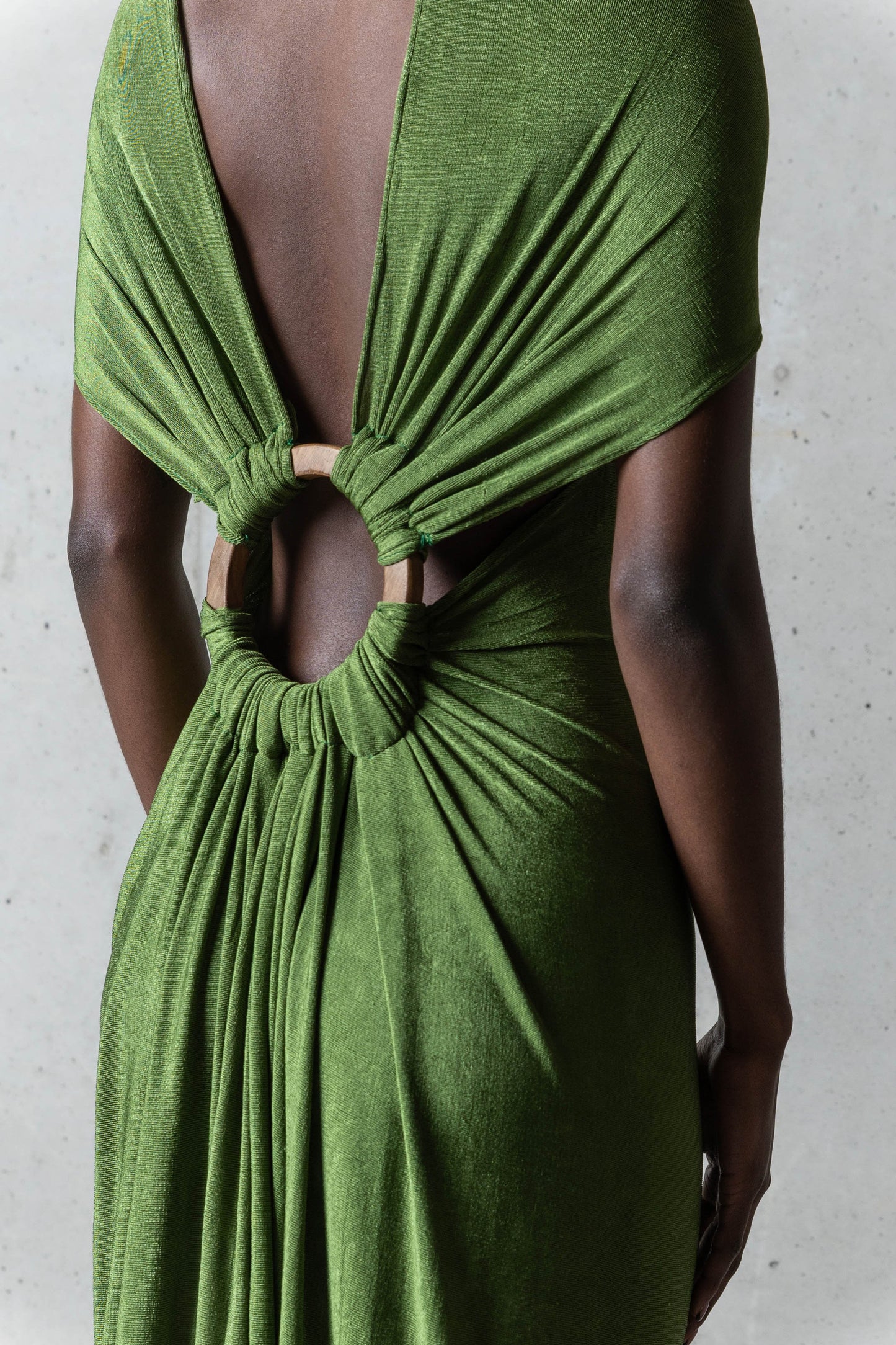 Elegant green dress