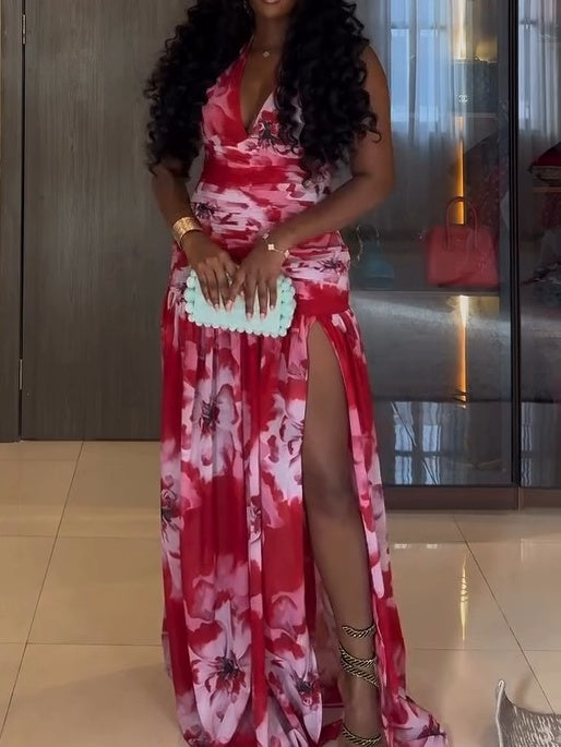 Floral Mesh Dress
