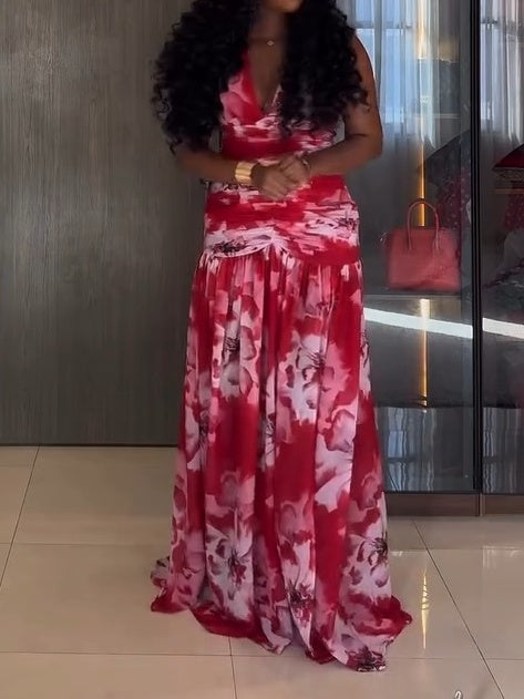 Floral Mesh Dress