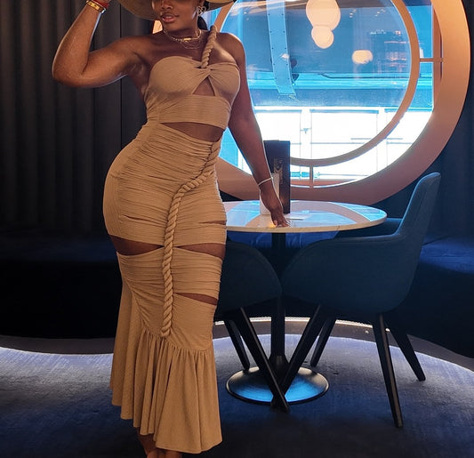 Twist It Up Maxi Dress