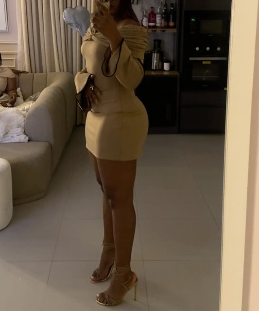 Off-Shoulder Mini Dress