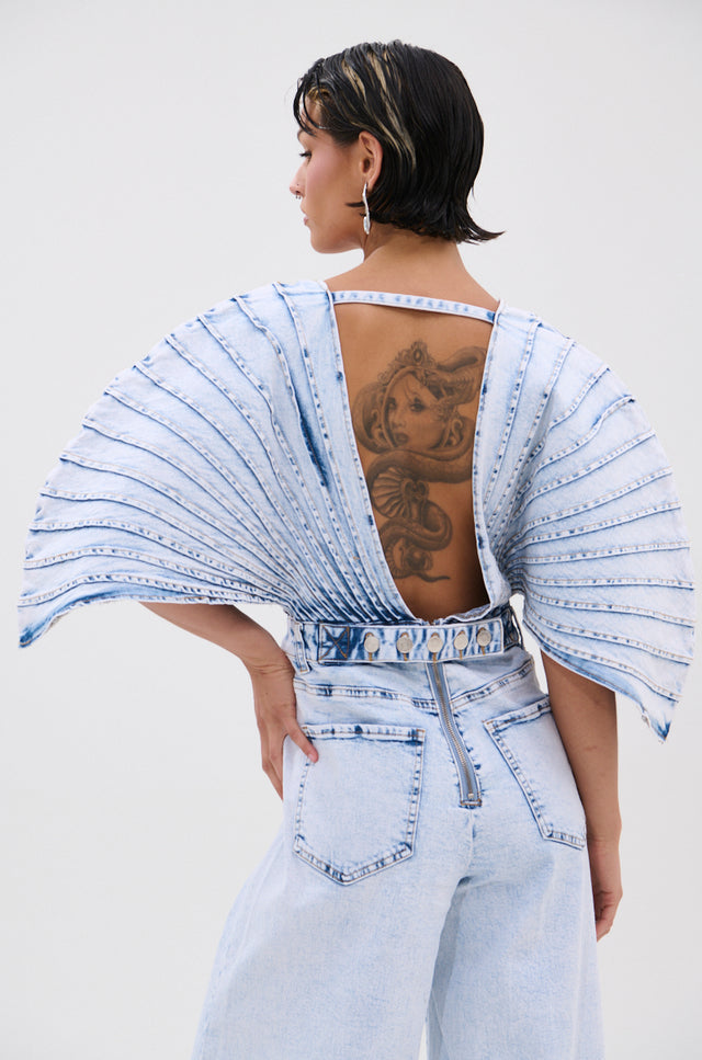 Born To Stand Out Denim Jumpsuit