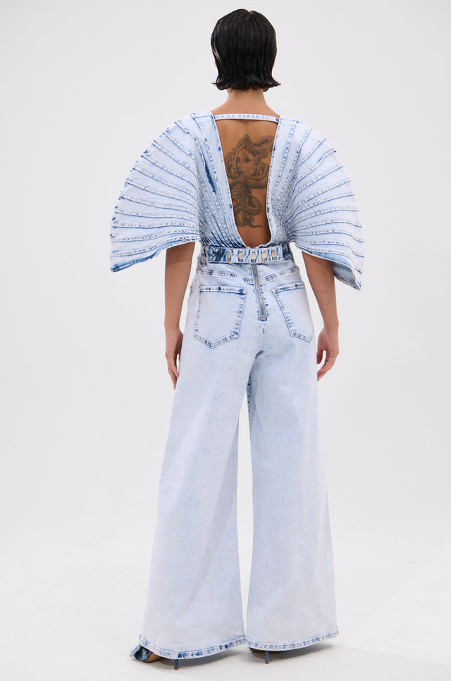 Born To Stand Out Denim Jumpsuit