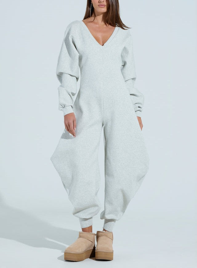 Comfy Cozy Sweatshirt Jumpsuit