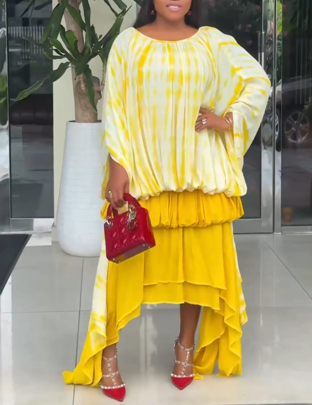 Loose Paneled Maxi Dress
