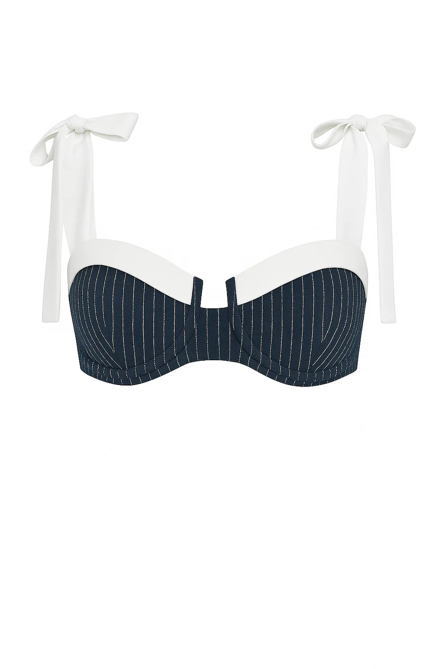 Pinstripe Poise Top and Pants 2-Piece Set