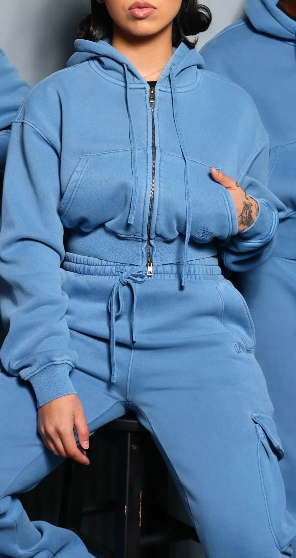 Loose Sports Suit With Thick Fabric