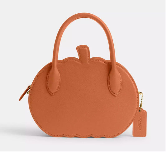🎃Halloween Limited Edition —Pumpkin Bag In Leather