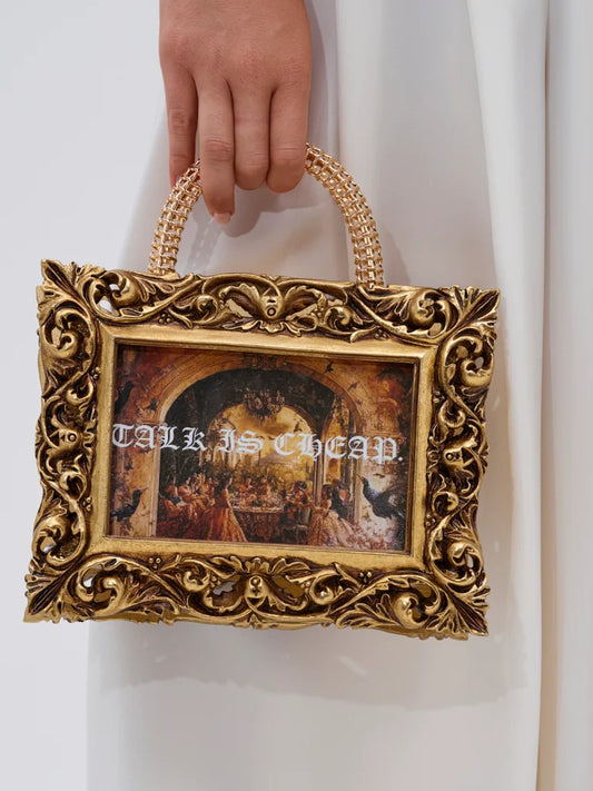 TALK IS CHEAP FRAME BAG