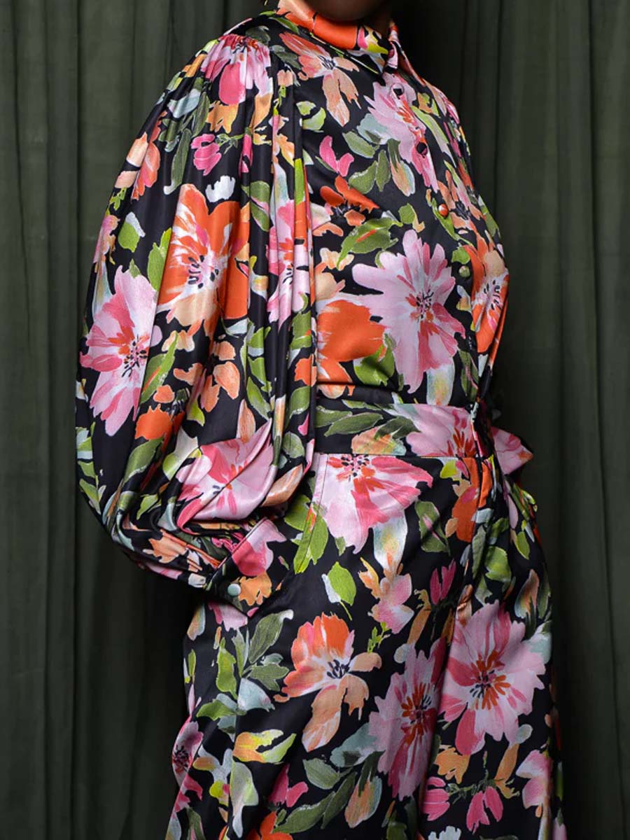 Open Back Printed Two Piece Sets