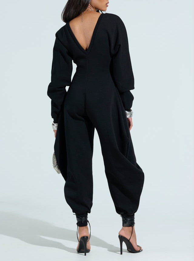 Comfy Cozy Sweatshirt Jumpsuit