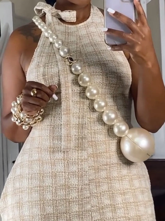 Classic Pearl Crossbody Bag