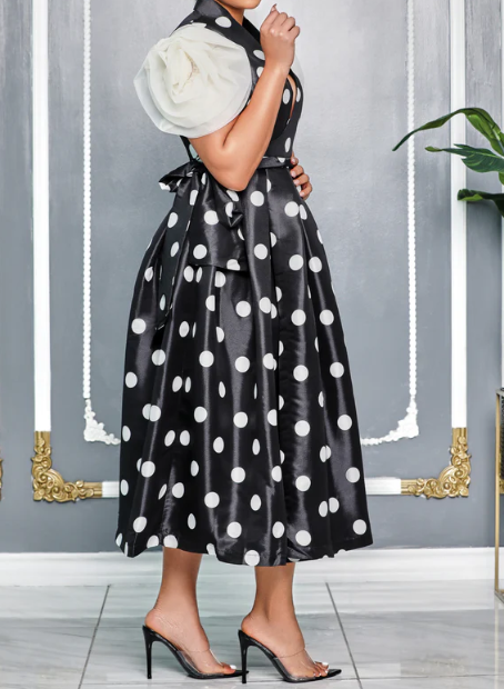 Demure A-line Gown