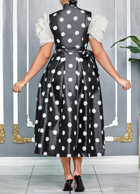 Demure A-line Gown